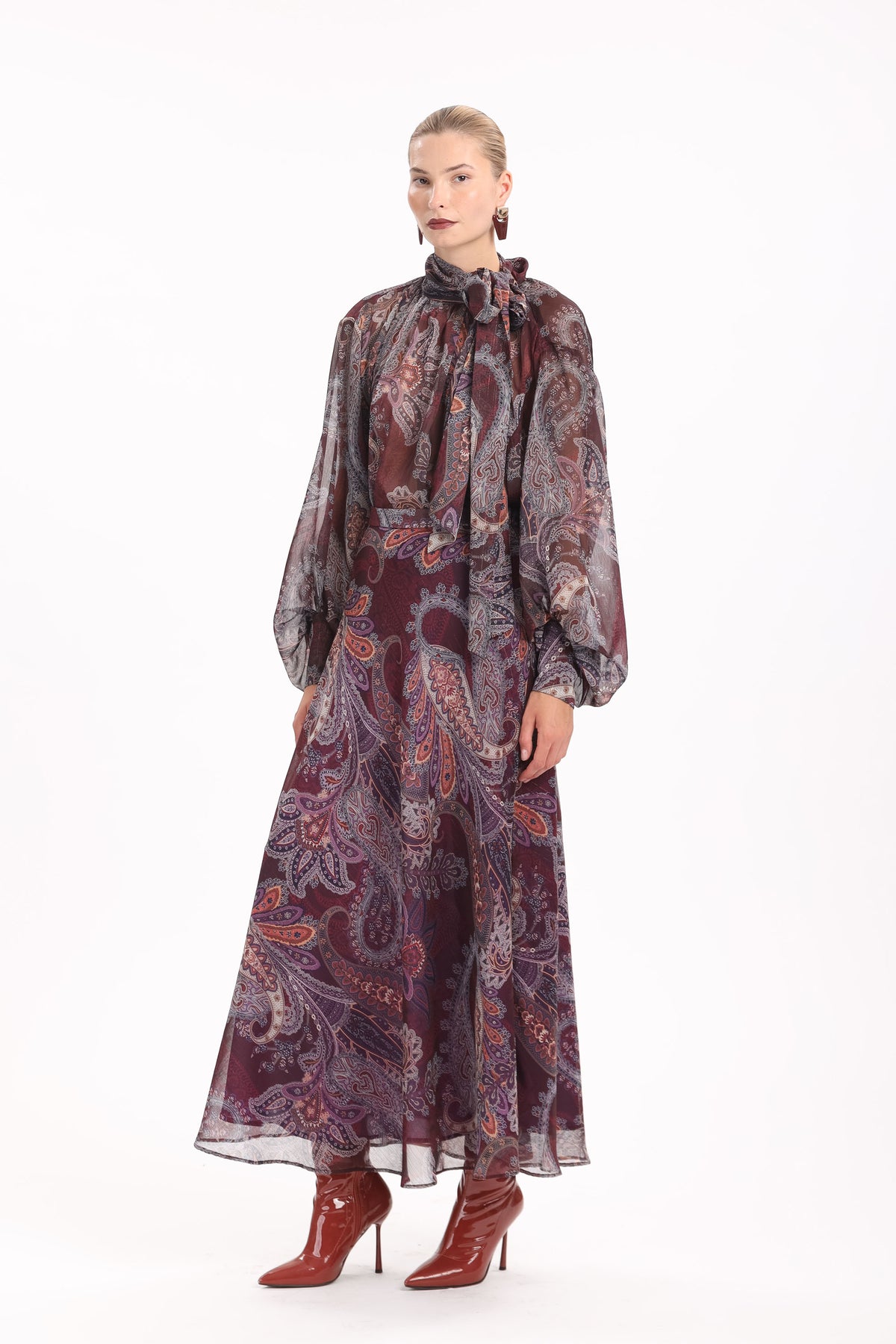 Paisley Sheer Shirt - MYT Wearables Fall–Winter 2027