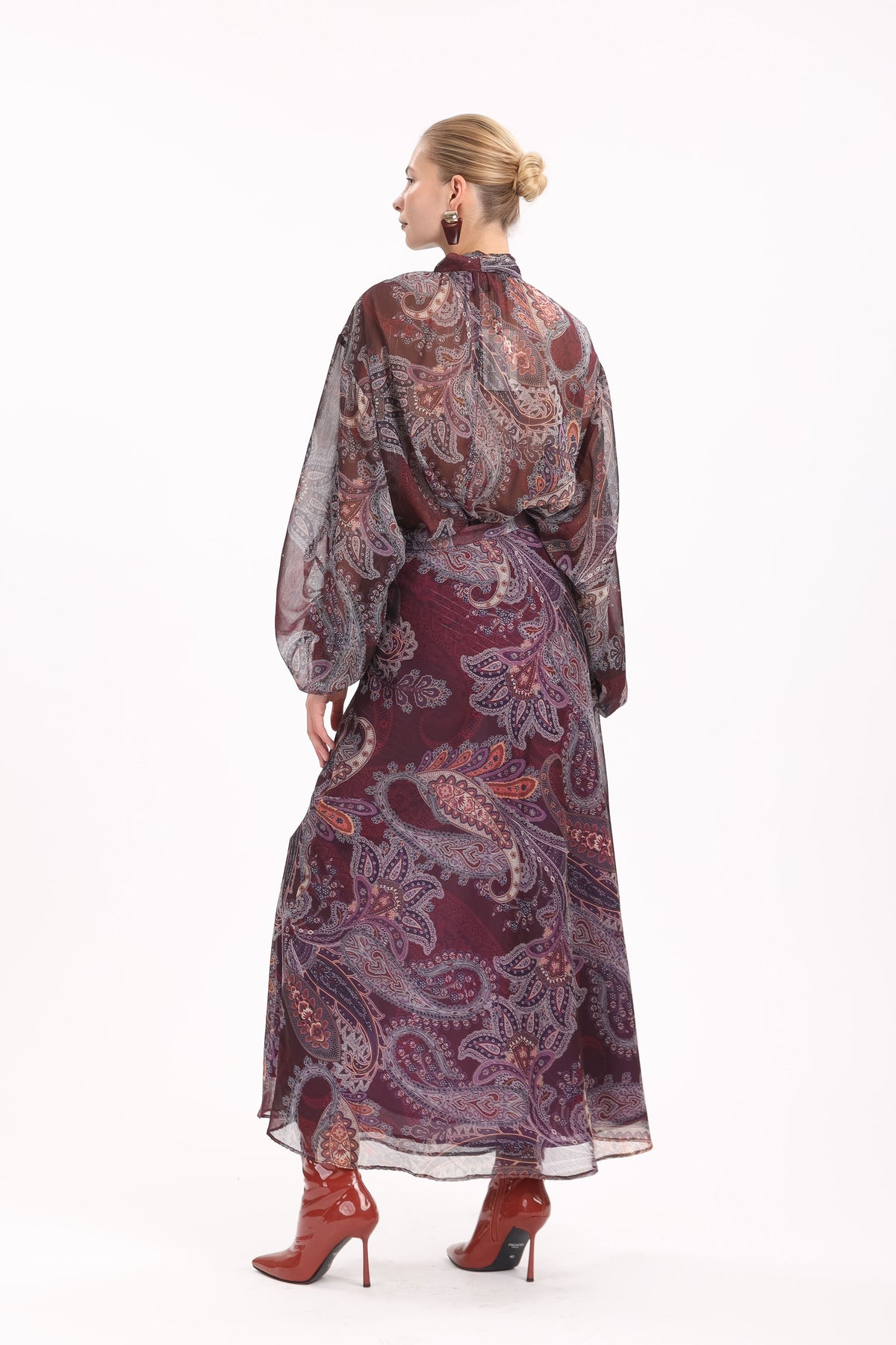 Paisley Sheer Shirt - MYT Wearables Fall–Winter 2027