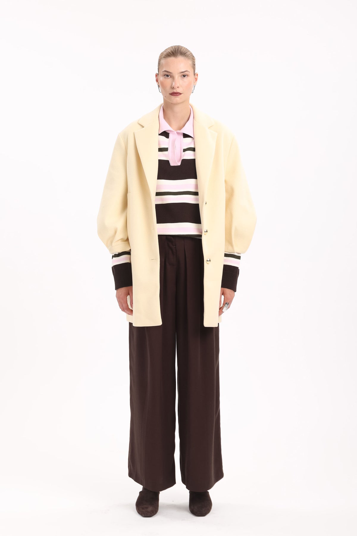 Striped Polo Knit - MYT Wearables Fall–Winter 2027