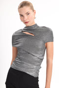 Metallic Cut-Out Top - MYT Wearables Fall–Winter 2027