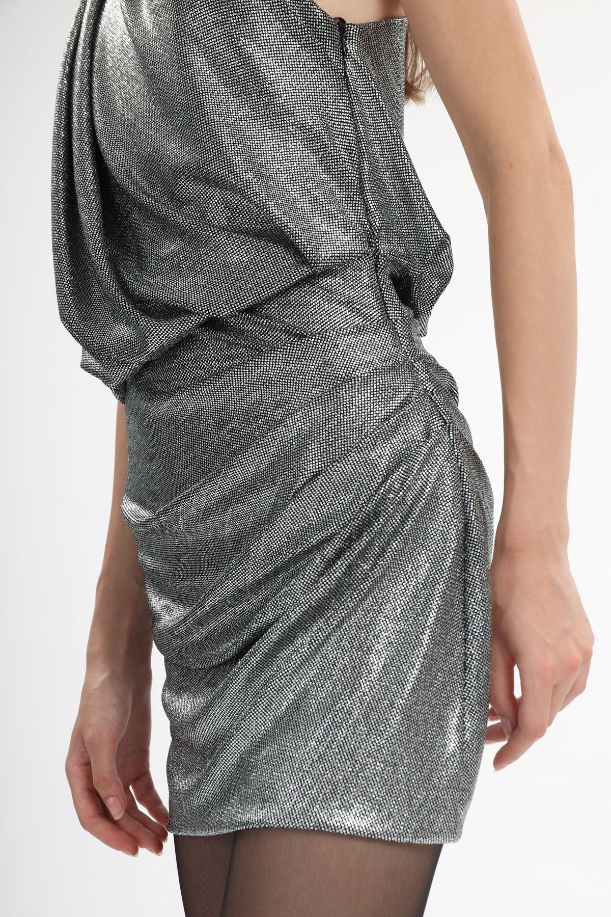 Metallic Draped Dress - MYT Wearables Fall–Winter 2027
