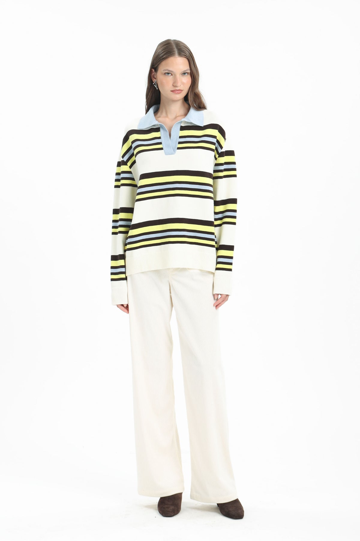 Striped Polo Knit - MYT Wearables Fall–Winter 2027