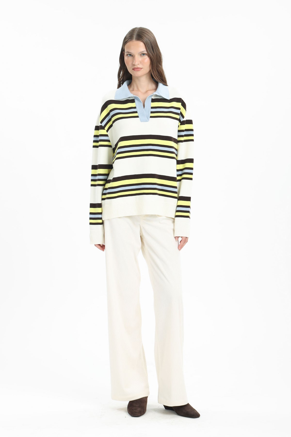 Striped Polo Knit - MYT Wearables Fall–Winter 2027