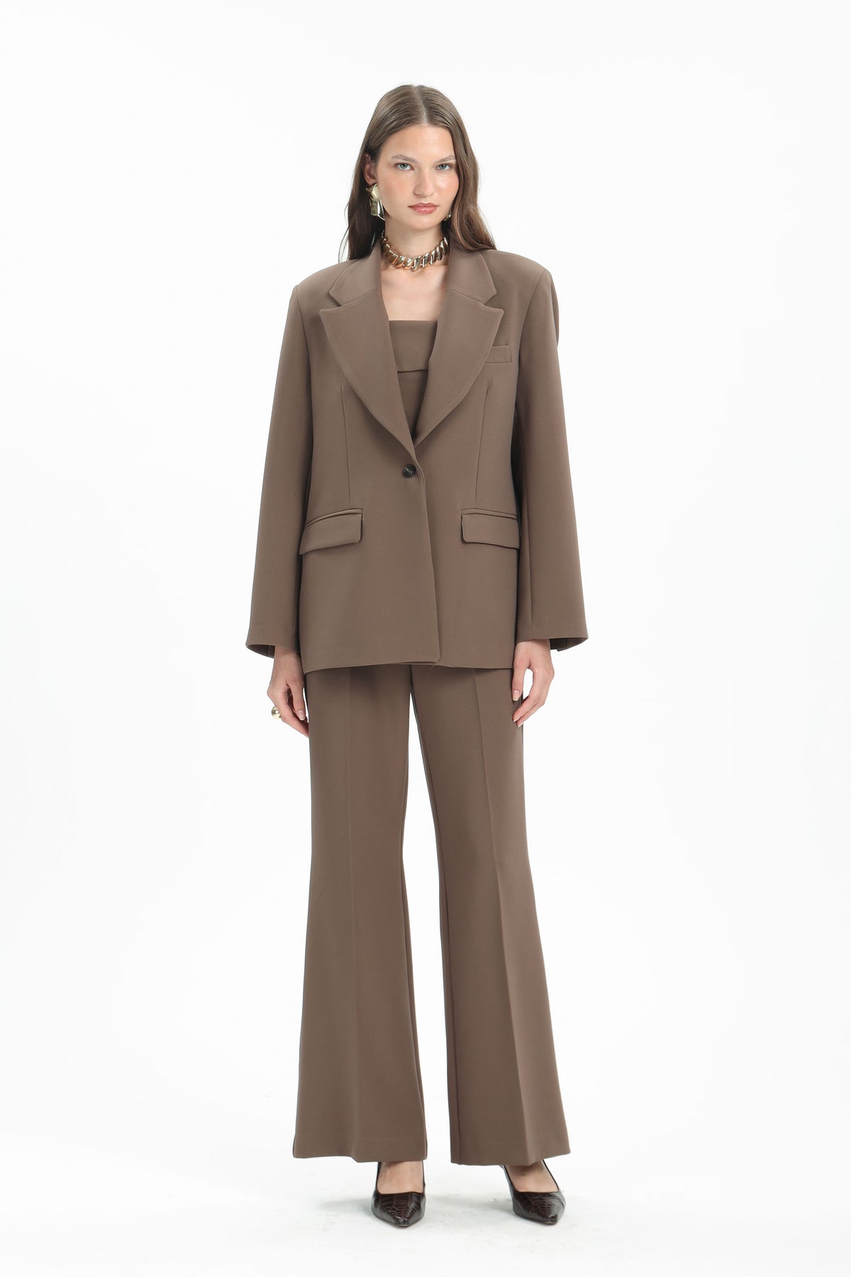 High-Waist Wide Pants - MYT Wearables Fall–Winter 2027