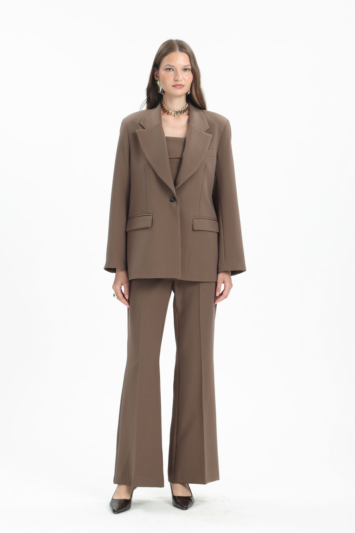 High-Waist Wide Pants - MYT Wearables Fall–Winter 2027