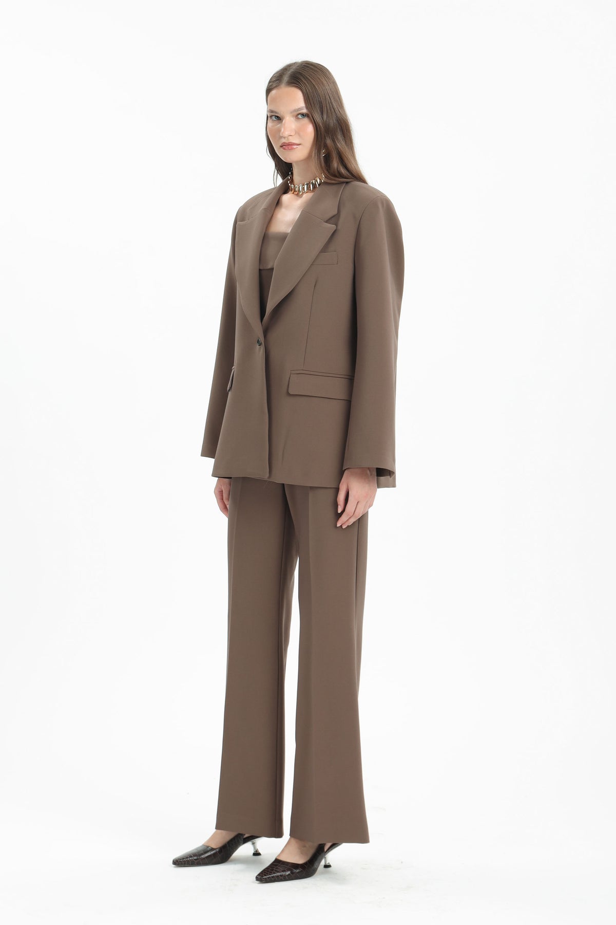 High-Waist Wide Pants - MYT Wearables Fall–Winter 2027