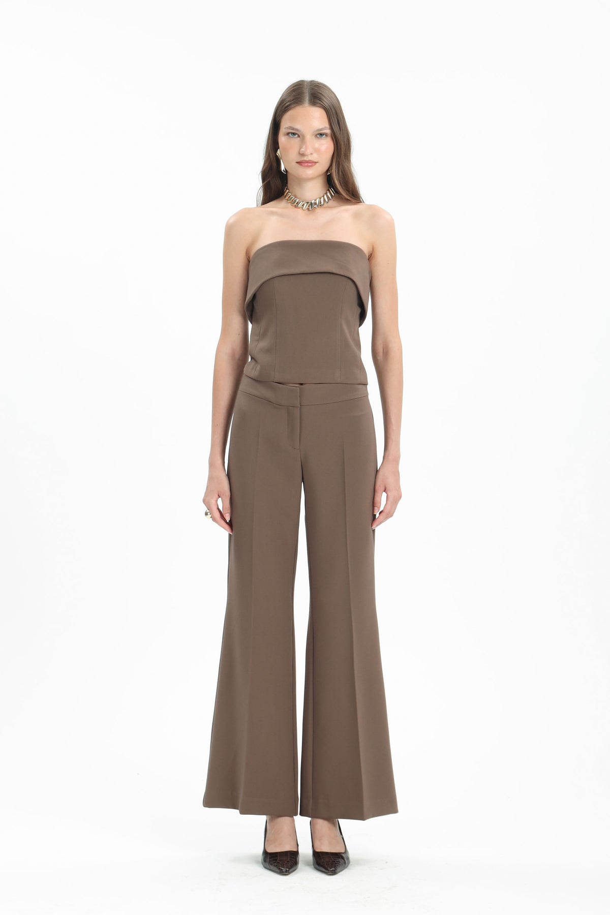 High-Waist Wide Pants - MYT Wearables Fall–Winter 2027