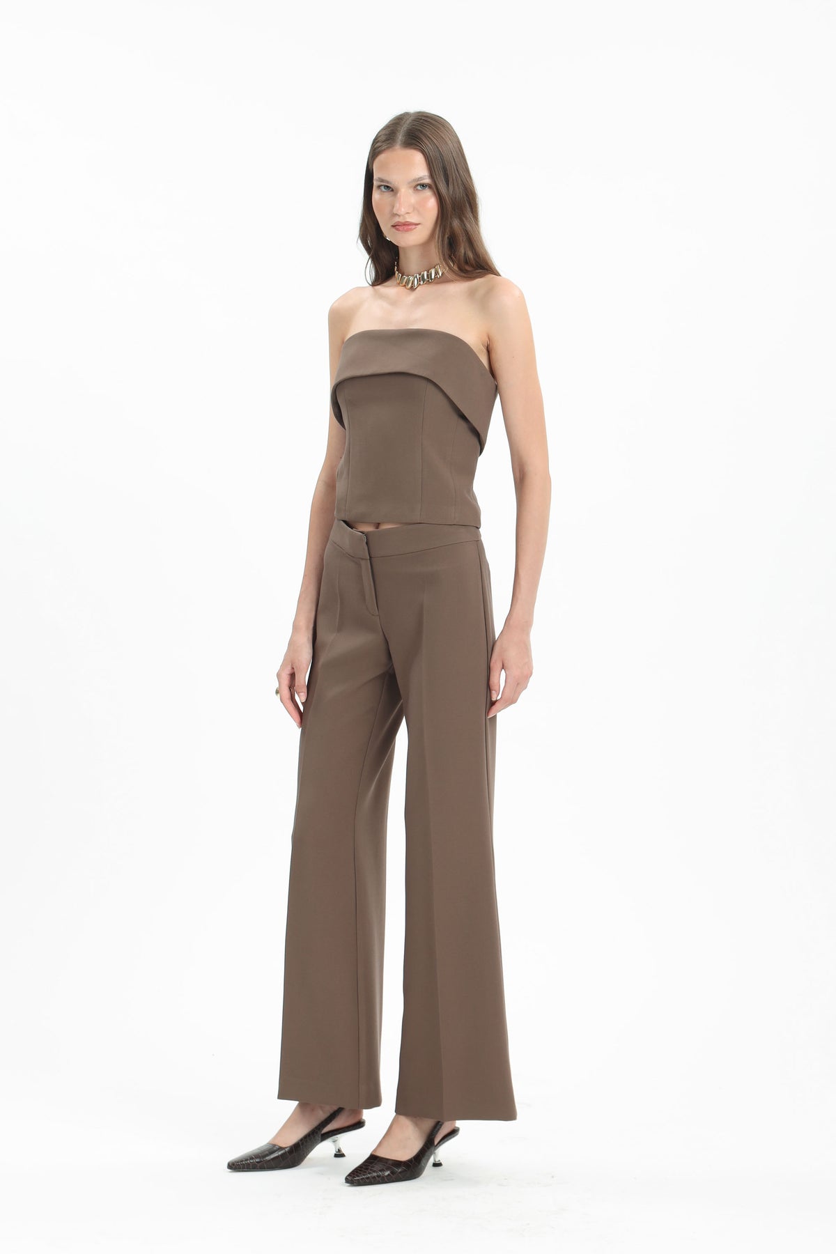 High-Waist Wide Pants - MYT Wearables Fall–Winter 2027