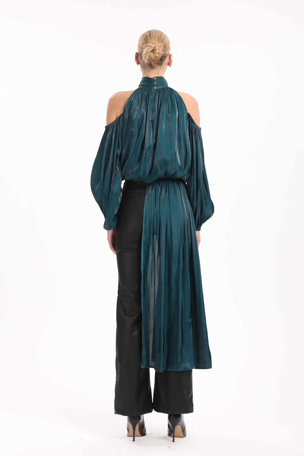 Satin Cold-Shoulder Tunic - MYT Wearables Fall–Winter 2027