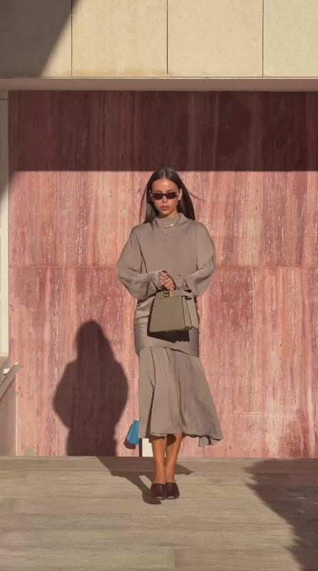 Bias Midi Skirt